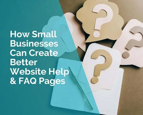 How small businesses can create better website help pages