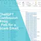 ChatGPT Confession #001 - I fell for a scam email