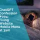 ChatGPT Confession #004 - Fixing Website Mobile Menu at 3am