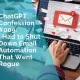 how to fix email automation mistakes using ChatGPT