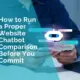 How to run a proper website chatbot comparison