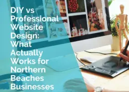 DIY vs professional website design on the northern beaches