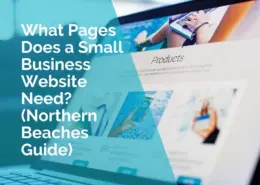 What pages does a website need for a business on the northern beaches