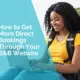 How to get more bookings through your b&b website