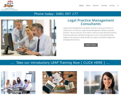 Website Design - Legal Practice Management Consultants