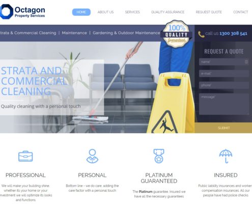 Website Design - Octagon Property