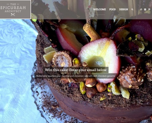 Website Design - The Epicurean Architect