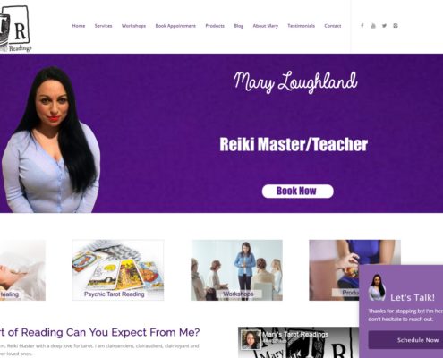 Website Design - Mary Tarot Readings