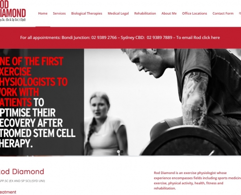 Website Design - Rod Diamond