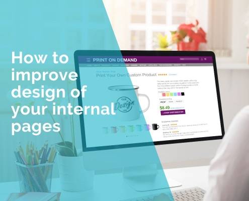 Improve design of your internal pages