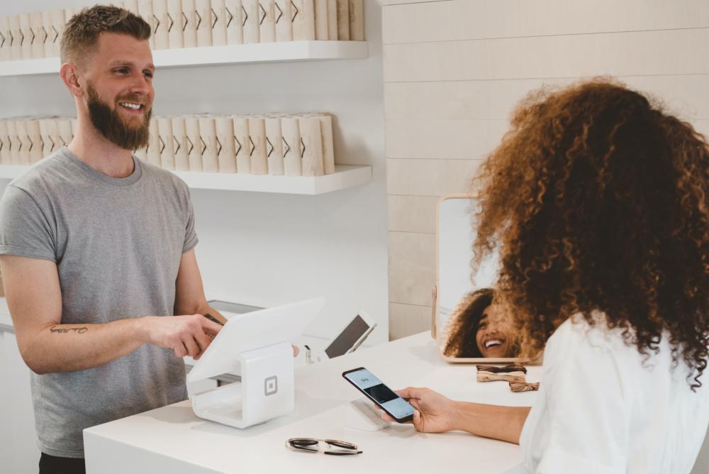 Person making a purchase.