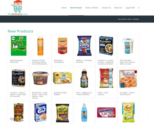 The Grocery Geek Website