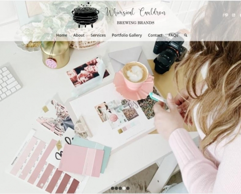 Whimsical Couldron design website