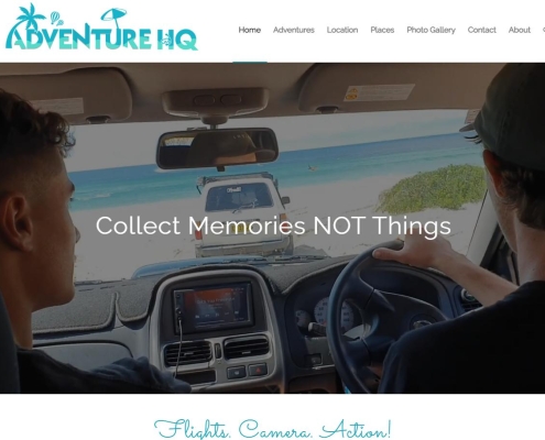 AdventureHQ Website Design