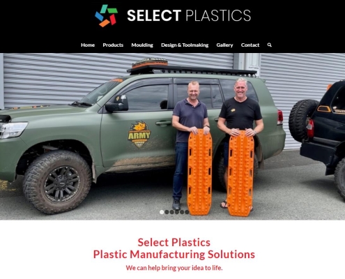 Select Plastics Website Design