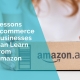 A woman holding amazon package which is top ecommerce business company