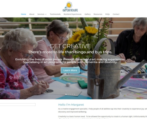 Artintuit Website Design