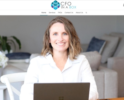 CFO in a Box Website Design