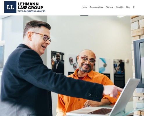 Lehmann Law Group Website Design