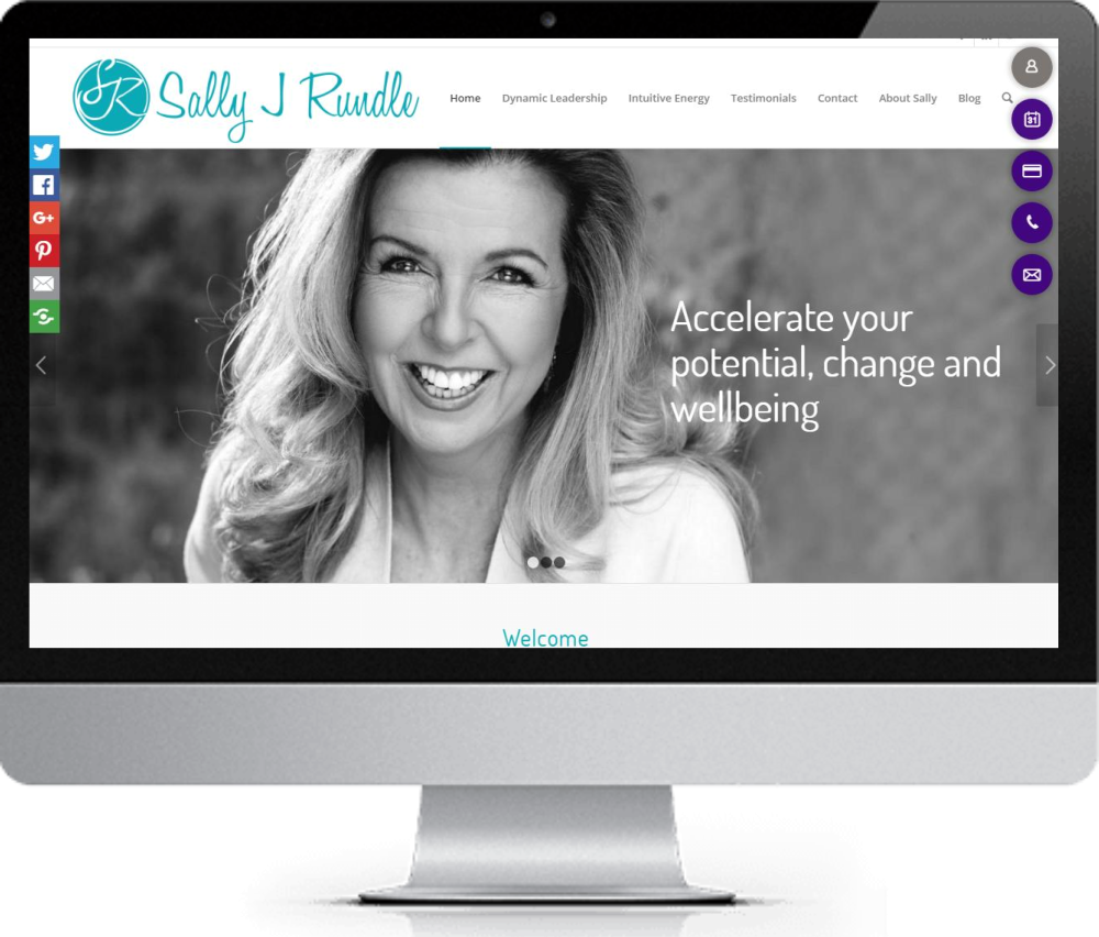 Website design for Sally J Rundle