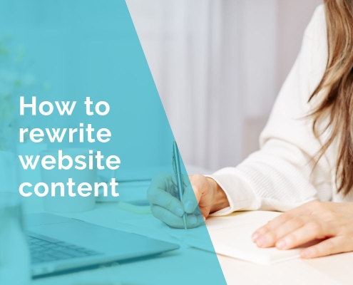 How to rewrite website content