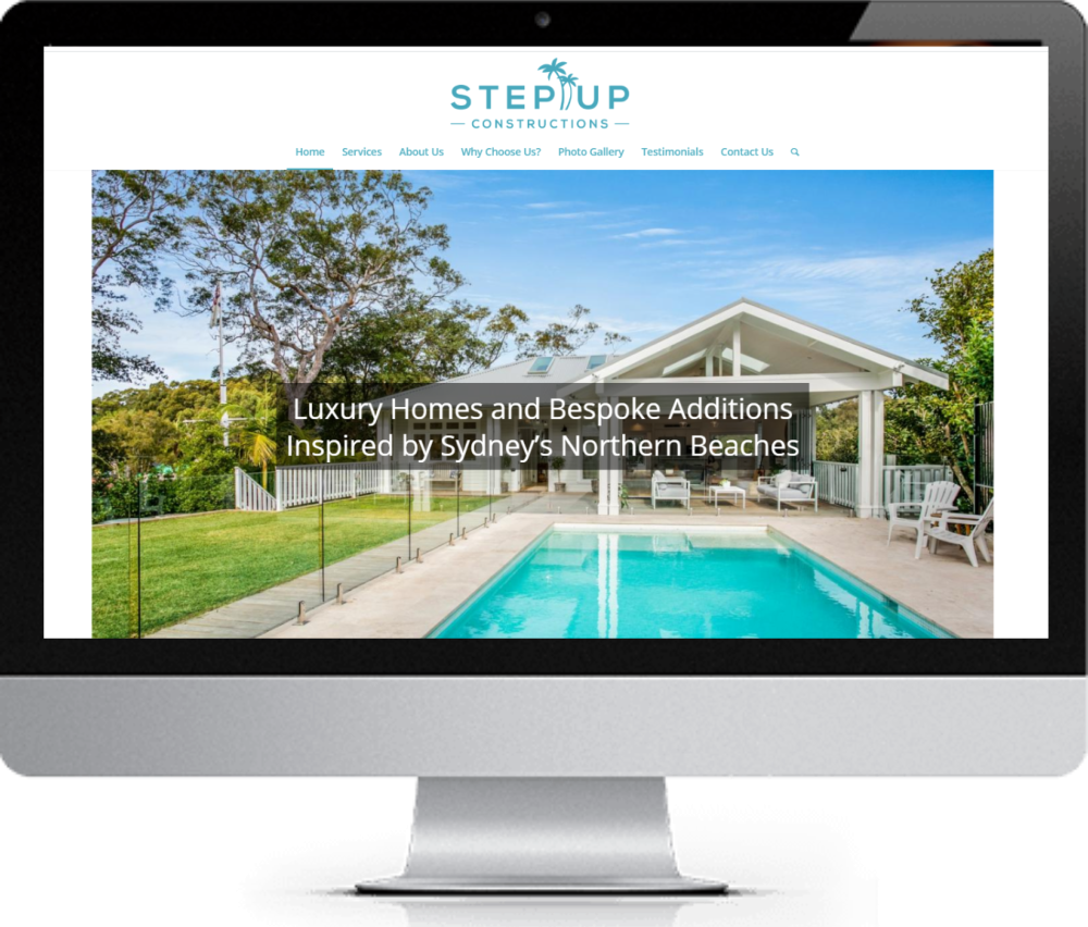 Website design for stepup