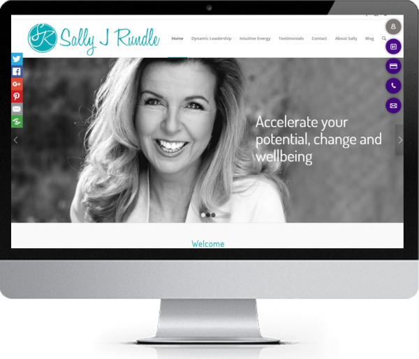 A website design for Sally Rundle