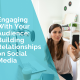 Woman showing us how to engage with audience and build relationships on social media