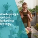 Florist developing a content marketing strategy
