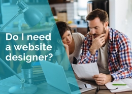 Entrepreneur wondering "do I need a website designer"