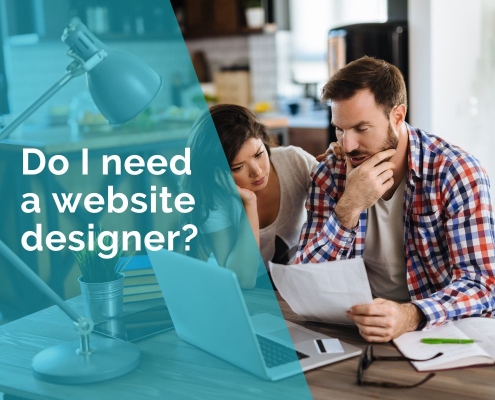 Entrepreneur wondering "do I need a website designer"
