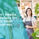 Do I need a website for my small business - a young entrepreneur in her store