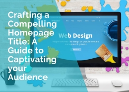 Crafting a compelling homepage title