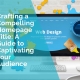 Crafting a compelling homepage title
