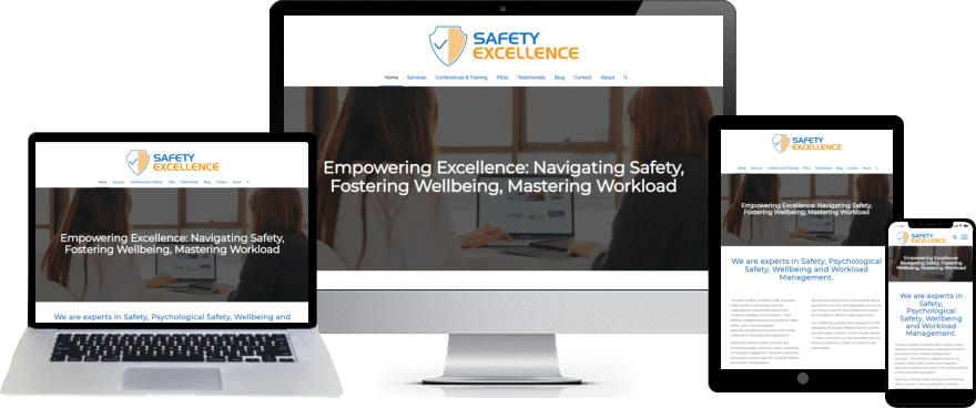 Safety Excellence Website Design