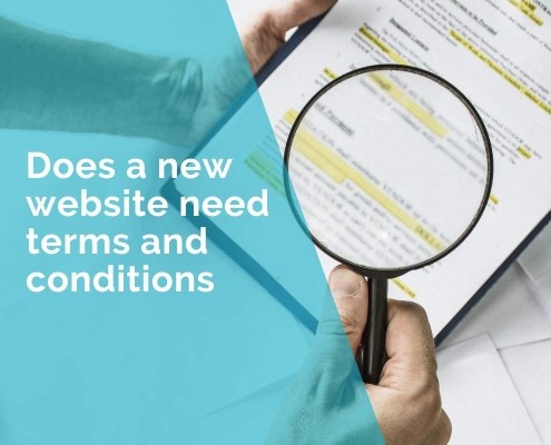Does a new website need terms and conditions