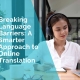 Breaking language barriers - online translation