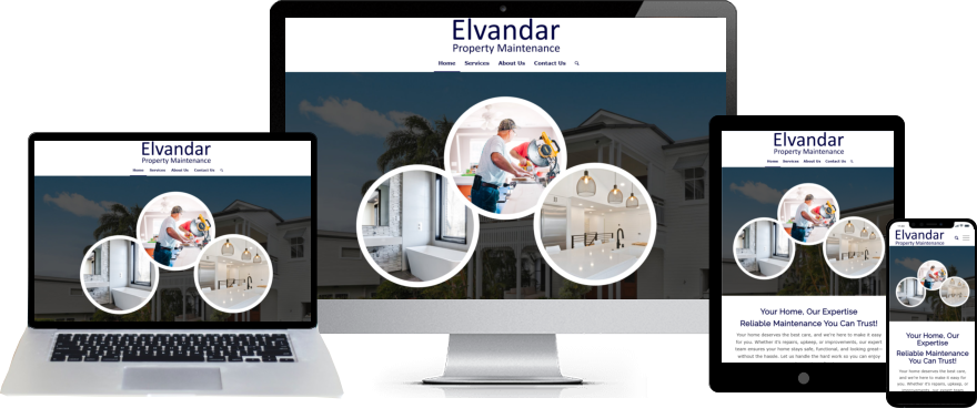 Elvandar Property Maintenance Website