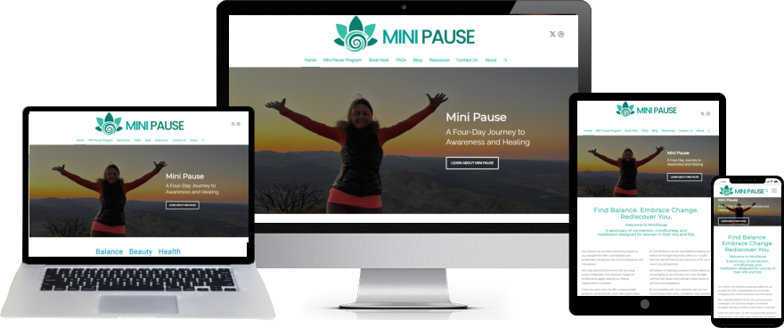 MiniPause Retreat Website
