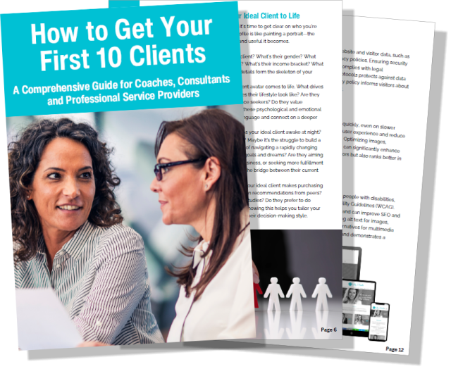 Coaches & Consultants: How to Get Your First 10 Clients | Web4business