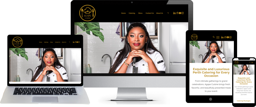 Agape Cuisine Website Design
