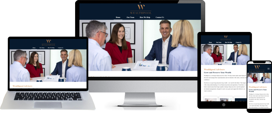 Wealthpool Website Design