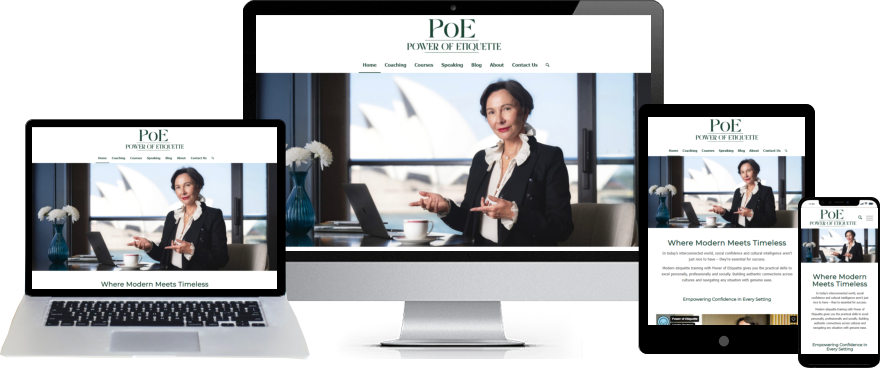 Power of Etiquette website