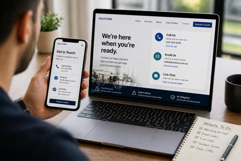 Click to call email links