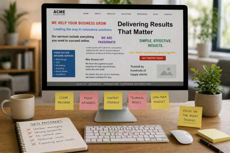 Common SEO mistakes