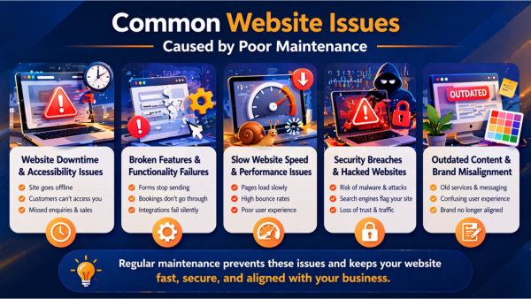 Common website issues