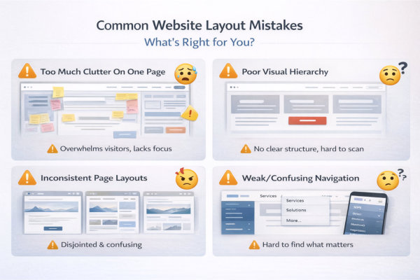 Common website layout mistakes