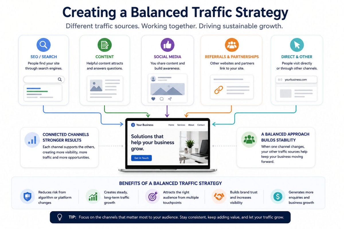 Creating a balanced traffic strategy