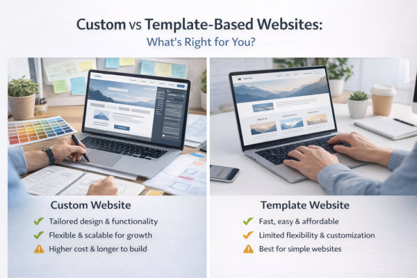 Custom vs template based websites