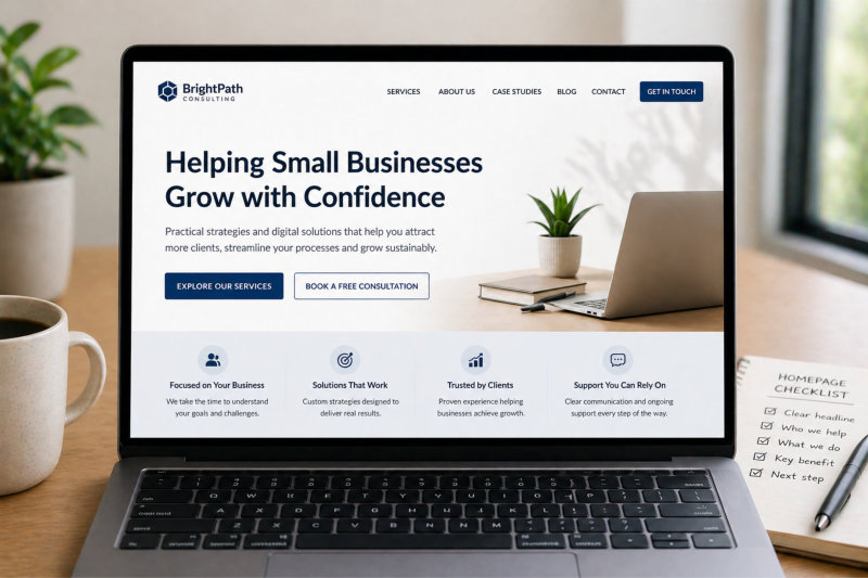 Homepage content